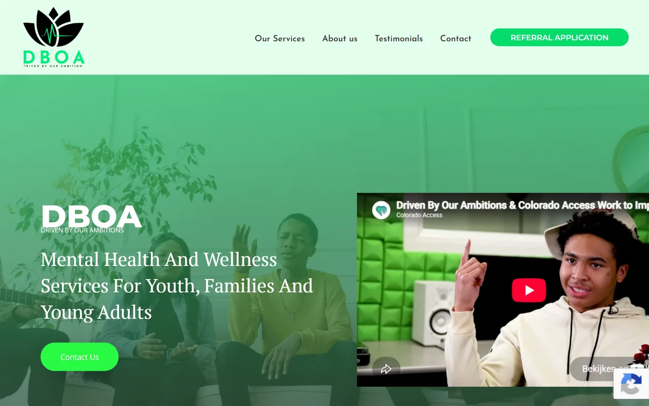 Website voor DBOA
